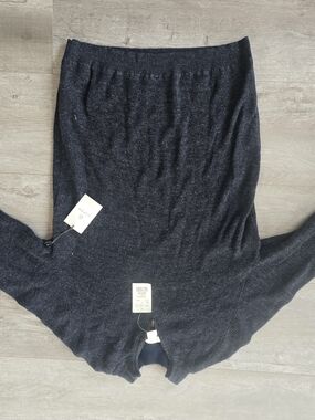 Navy Ribbed Knit